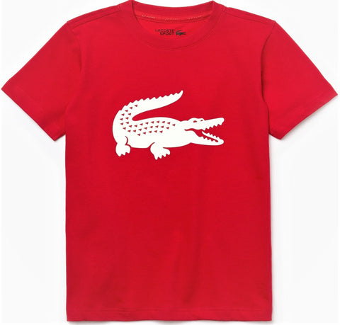 Lacoste Sport Technical Jersey Oversized Croc Tennis T-Shirt - Boys