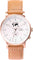 La Maison Inland The August 41mm Watch with Extra 20mm Classic Strap - Unisex - Rose Gold - White - Natural Leather