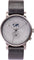 La Maison Inland The August 41mm Watch with Extra 20mm Belt - Unisex - Grey - Grey - Black Leather
