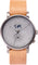 La Maison Inland The August 41mm Watch with Extra 20mm Belt - Unisex - Grey - Grey - Natural Leather