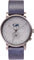 La Maison Inland The August 41mm Watch with Extra 20mm Belt - Unisex - Grey - Grey - Navy Leather
