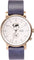 La Maison Inland The August 41mm Watch with Extra 20mm Belt - Unisex - Antique Gold - Cream - Navy Leather