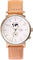 La Maison Inland The August 41mm Watch with Extra 20mm Classic Strap - Unisex - Antique Gold - Cream - Natural Leather