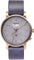 La Maison Inland The August 41mm Watch with Extra 20mm Belt - Unisex - Antique Gold - Grey - Navy Leather