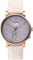 La Maison Inland The August 41mm Watch with Extra 20mm Classic Strap - Unisex - Antique Gold - Grey - Cream Suede