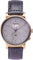 La Maison Inland The August 41mm Watch with Extra 20mm Classic Strap - Unisex - Antique Gold - Grey - Navy Leather
