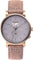 La Maison Inland The August 41mm Watch with Extra 20mm Classic Strap - Unisex - Antique Gold - Grey - Rustic Grey Leather