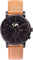 La Maison Inland The August 41mm Watch with Extra 20mm Classic Strap - Unisex - Black - Black - Natural Leather