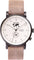 La Maison Inland The August 41mm Watch with Extra 20mm Belt - Unisex - Black - Cream - Rustic Grey Leather