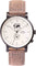 La Maison Inland The August 41mm Watch with Extra 20mm Classic Strap - Unisex - Black - Cream - Rustic Grey Leather