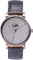 La Maison Inland The June 41mm Watch with Extra 20mm Classic Strap - Unisex - Grey - Grey - Navy Leather