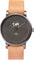 La Maison Inland The June 41mm Watch with Extra 20mm Belt - Unisex - Charcoal - Olive grey - Natural Leather