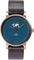 La Maison Inland The June 41mm Watch with Extra 20mm Belt - Unisex - Antique Gold - Duck Green - Black Leather