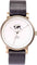 La Maison Inland The June 41mm Watch with Extra 20mm Belt - Unisex - Antique Gold - Cream - Black Leather