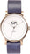 La Maison Inland The June 41mm Watch with Extra 20mm Belt - Unisex - Antique Gold - Cream - Navy Leather