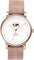 La Maison Inland The June 41mm Watch with Extra 20mm Belt - Unisex - Antique Gold - Cream - Rustic Grey Leather