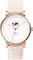 La Maison Inland The June 41mm Watch with Extra 20mm Classic Strap - Unisex - Antique Gold - Cream - Cream Suede