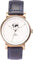 La Maison Inland The June 41mm Watch with Extra 20mm Classic Strap - Unisex - Antique Gold - Cream - Navy Leather