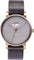 La Maison Inland The June 41mm Watch with Extra 20mm Belt - Unisex - Antique Gold - Grey - Black Leather