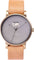 La Maison Inland The June 41mm Watch with Extra 20mm Belt - Unisex - Antique Gold - Grey - Natural Leather