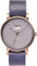 La Maison Inland The June 41mm Watch with Extra 20mm Belt - Unisex - Antique Gold - Grey - Navy Leather