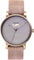 La Maison Inland The June 41mm Watch with Extra 20mm Belt - Unisex - Antique Gold - Grey - Rustic Grey Leather