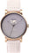 La Maison Inland The June 41mm Watch with Extra 20mm Classic Strap - Unisex - Antique Gold - Grey - Cream Suede