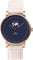 La Maison Inland The June 41mm Watch with Extra 20mm Classic Strap - Unisex - Antique Gold - Navy - Cream Suede