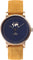La Maison Inland The June 41mm Watch with Extra 20mm Classic Strap - Unisex - Antique Gold - Navy - Mustard Suede