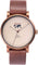 La Maison Inland The June 41mm Watch with Extra 20mm Belt - Unisex - Copper - Sand - Brown Leather