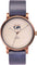 La Maison Inland The June 41mm Watch with Extra 20mm Belt - Unisex - Copper - Sand - Navy Leather