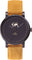La Maison Inland The June 41mm Watch with Extra 20mm Classic Strap - Unisex - Black - Black - Mustard Suede