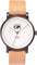 La Maison Inland The June 41mm Watch with Extra 20mm Belt - Unisex - Black - Cream - Natural Leather