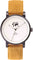 La Maison Inland The June 41mm Watch with Extra 20mm Classic Strap - Unisex - Black - Cream - Mustard Suede