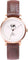 La Maison Inland The June Petite 34mm Watch with Extra 16mm Classic Strap - Unisex - Rose Gold - White - Brown Leather