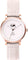 La Maison Inland The June Petite 34mm Watch with Extra 16mm Classic Strap - Unisex - Rose Gold - White - Cream Suede