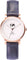 La Maison Inland The June Petite 34mm Watch with Extra 16mm Classic Strap - Unisex - Rose Gold - White - Navy Leather
