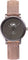 La Maison Inland The June Petite 34mm Watch with Extra 16mm Classic Strap - Unisex - Charcoal - Olive grey - Rustic Grey Leather