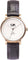 La Maison Inland The June Petite 34mm Watch with Extra 16mm Classic Strap - Unisex - Antique Gold - Cream - Black Leather