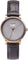 La Maison Inland The June Petite 34mm Watch with Extra 16mm Classic Strap - Unisex - Antique Gold - Grey - Black Leather