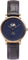 La Maison Inland The June Petite 34mm Watch with Extra 16mm Classic Strap - Unisex - Antique Gold - Navy - Black Leather