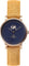 La Maison Inland The June Petite 34mm Watch with Extra 16mm Classic Strap - Unisex - Antique Gold - Navy - Mustard Suede