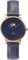 La Maison Inland The June Petite 34mm Watch with Extra 16mm Classic Strap - Unisex - Antique Gold - Navy - Navy Leather
