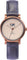 La Maison Inland The June Petite 34mm Watch with Extra 16mm Classic Strap - Unisex - Copper - Sand - Navy Leather