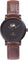 La Maison Inland The June Petite 34mm Watch with Extra 16mm Classic Strap - Unisex - Black - Black - Brown Leather