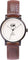 La Maison Inland The June Petite 34mm Watch with Extra 16mm Classic Strap - Unisex - Black - Cream - Brown Leather