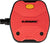 Look Geo City Grip Platform Pedals - Red