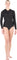 Level Six Mystique Long Sleeve One-Piece Neoprene Swimsuit - Women's - Obsidian