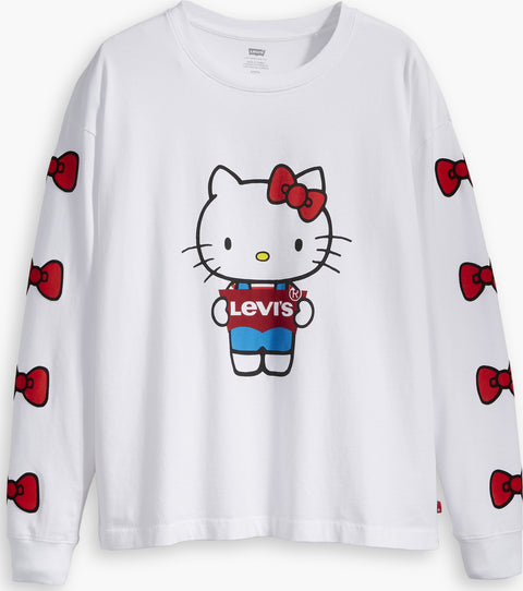 Levi's Graphic Oversized Long Sleeve Hello Kitty Tee - Women's