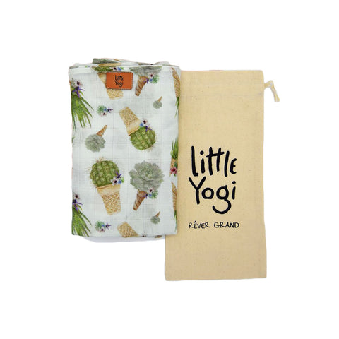 Little Yogi Infant and Toddler Organic muslin Swaddle